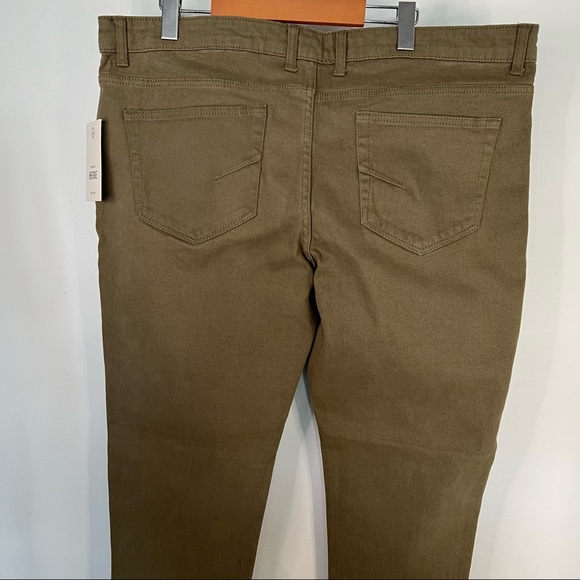 NEW Never Lose Hedge Olive Green Skinny Jeans Men’s Size 38 - Picture 8 of 9